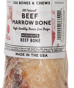 Bones & Chews Made in USA Roasted Marrow Bone 6" Dog Treat, 1 count