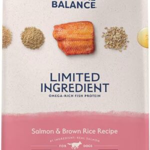 Natural Balance Limited Ingredient Salmon & Brown Rice Recipe Dry Dog Food, 24-lb bag